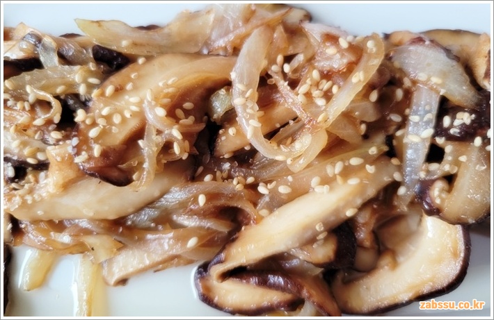 저칼로리 표고버섯볶음 맛있게 만드는 건강 레시피